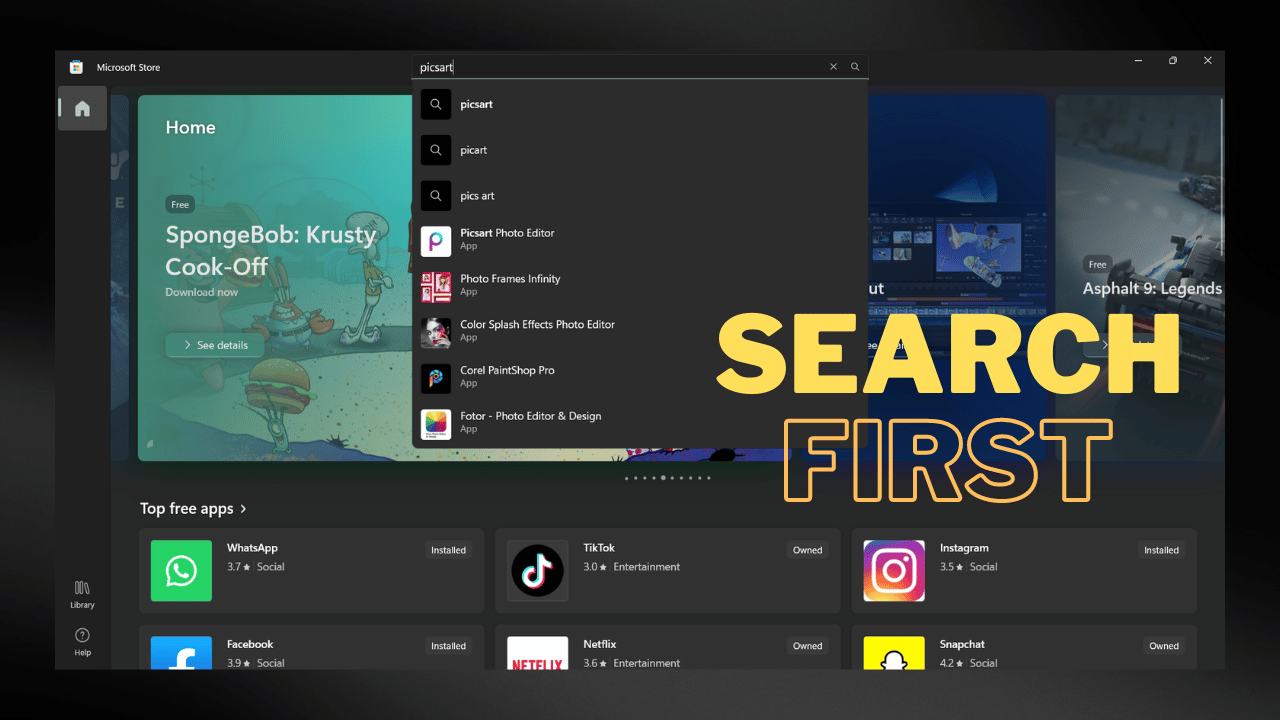 Search First