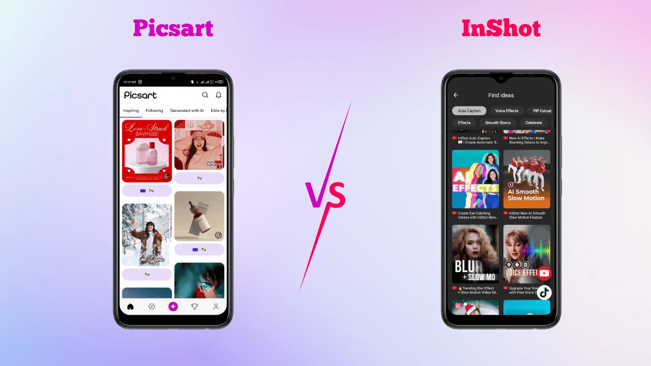 PicsArt vs. Inshot: Community and User Engagement