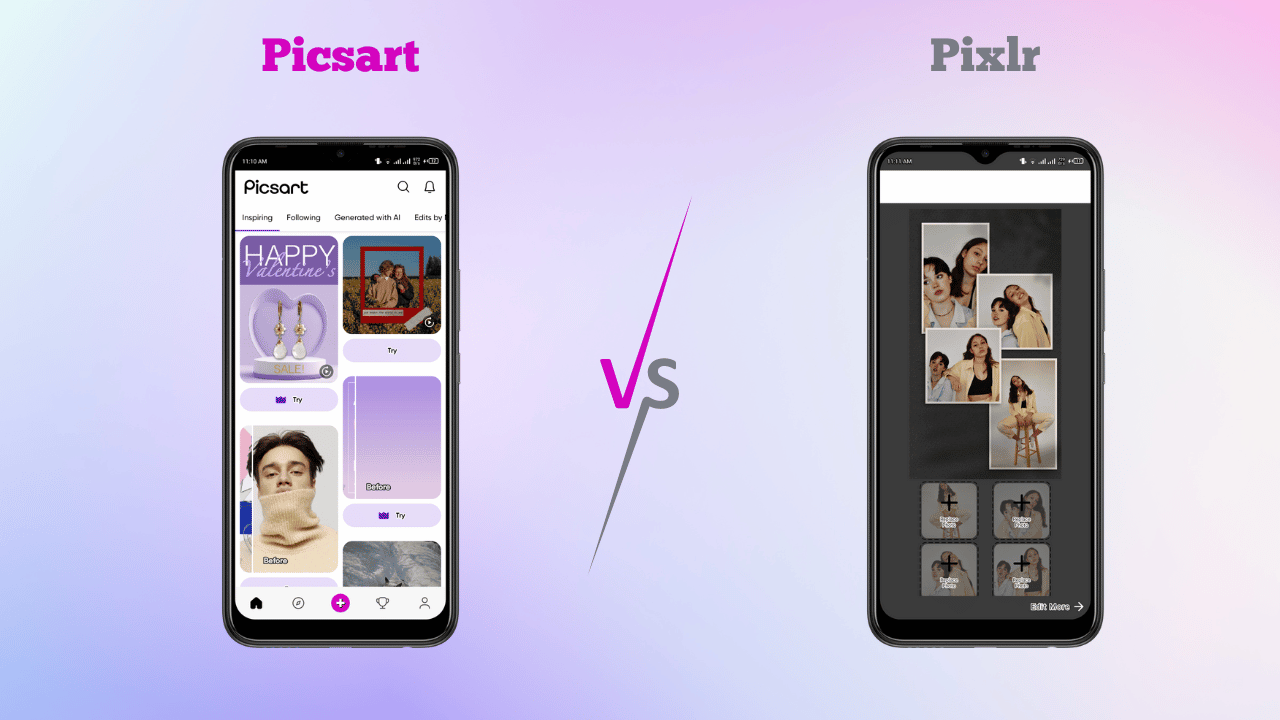 PicsArt vs. Pixlr: Batch Work